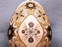 WIP Ukrainian Easter Egg Batik Art Pysanky By So Jeo : pysanky pysanka ukrainian easter egg batik art sojeo flowers circles medallions rose pussy willows vines leaves